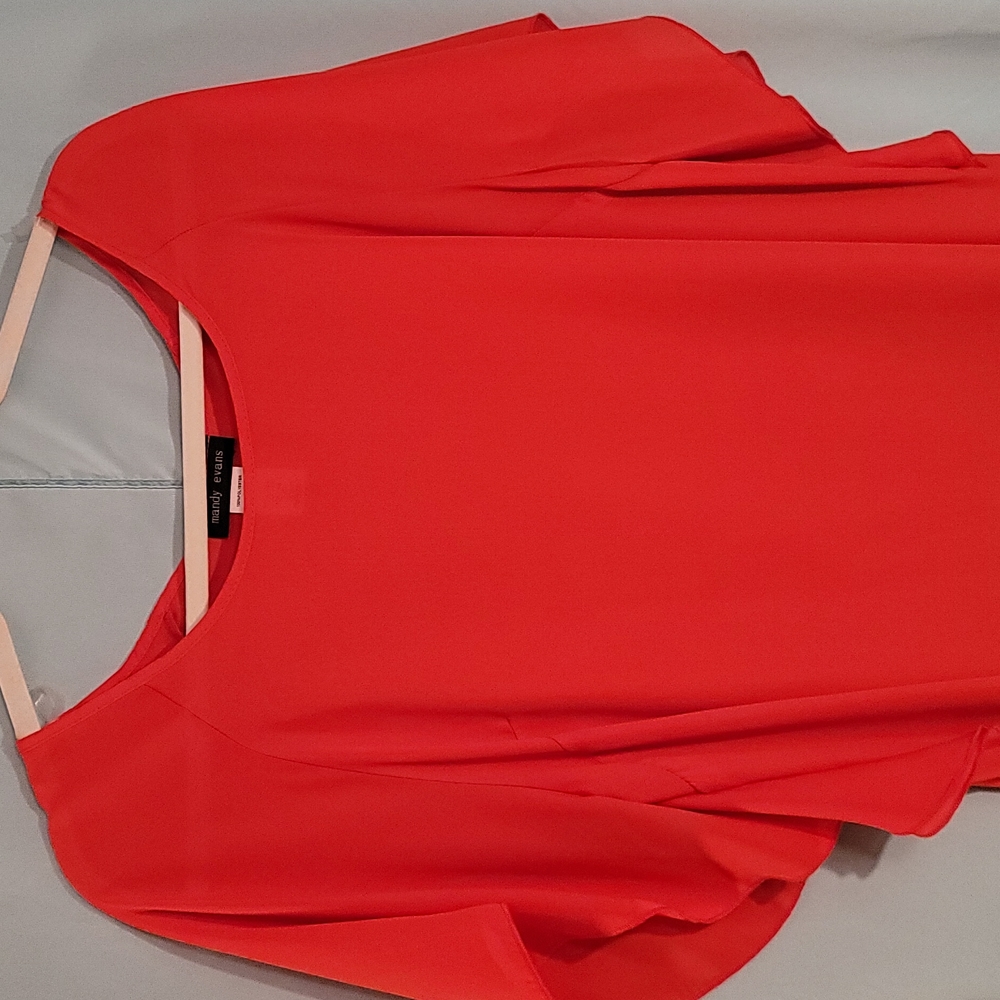 Mandy Evans Large Orange Blouse